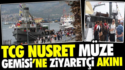 TCG Nusret Müze Gemisi’ne ziyaretçi akını