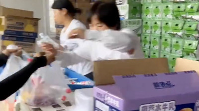 Şantiyede işçilere verilen günlük atıştırmalıklar takdir topladı