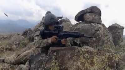 Taciz ateşi açan 4 terörist etkisiz hale getirildi (24 Nisan 2024)