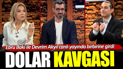 Dolar kavgası! Ebru Baki ile Devrim Akyıl canlı yayında birbirine girdi