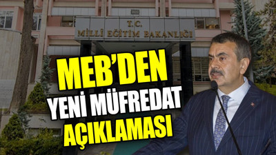 MEB’den yeni müfredat açıklaması