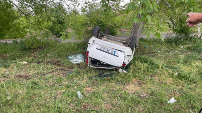 Otomobil takla attı: 1 ölü 4 yaralı (25 Nisan 2024)