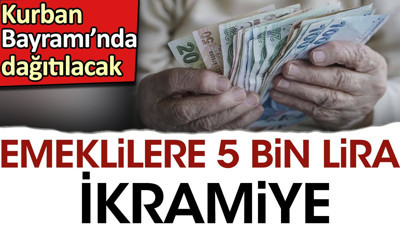 Emeklilere 5 bin lira ikramiye. Kurban Bayramı'nda dağıtılacak