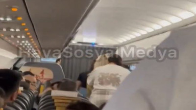 Pegasus uçağında sarhoş yolcu krizi