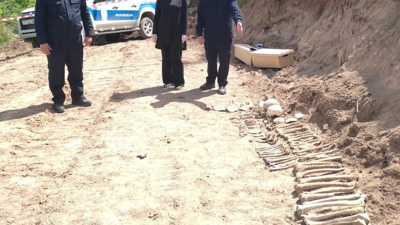 Hocalı'da toplu mezar bulundu