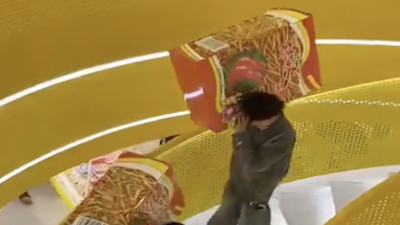 Dev abur cuburların olduğu market viral oldu