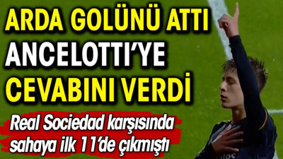 Arda Güler Ancelotti'ye cevabını verdi. İlk 11 çıktığı maçta golünü attı
