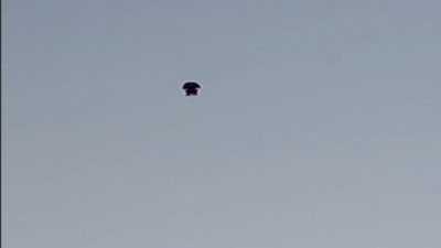 Muş semalarında insanı andıran bir cisim görüntülendi