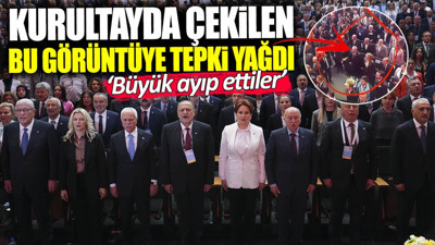 İYİ Parti Kurultayı’nda çekilen bu görüntüye tepki yağdı: Tolga Akalın’a büyük ayıp ettiler