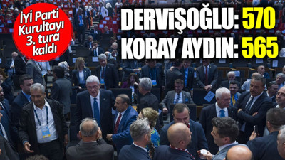 Son dakika... İYİ Parti'de seçim 3. tura kaldı