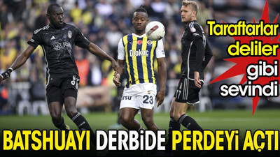 Batshuayi derbide perdeyi açtı. Tribünler yıkıldı