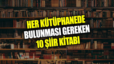 Her kütüphanede bulunması gereken 10 şiir kitabı