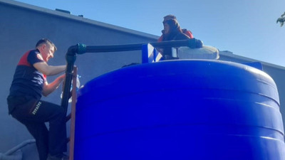 Temizlik esnasında su deposuna düştü