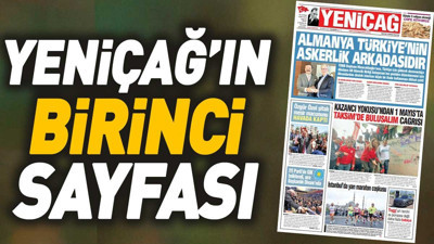 Yeniçağ Gazetesi'nin 1. sayfası (29 Nisan 2024)