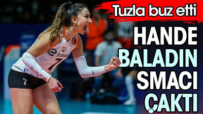 Hande Baladın smacı çaktı. Tuzla buz etti