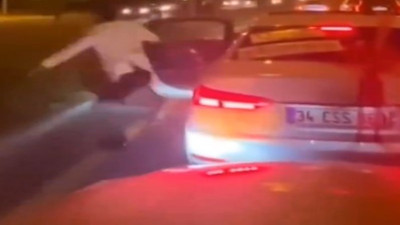 Düğün konvoyunda şok kaçış: Gelini ardında bırakan damat topukladı