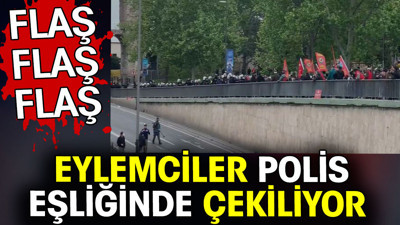 Saraçhane'de eylemciler polis eşliğinde çekiliyor