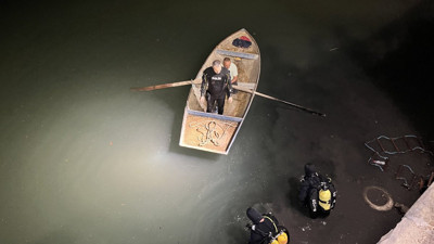 Nehre atladığı iddia edilmişti. Şahıs için arama çalışması başlatıldı