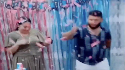 Bebeğinin kız olacağının öğrenince sinirlenen baba tepki topladı