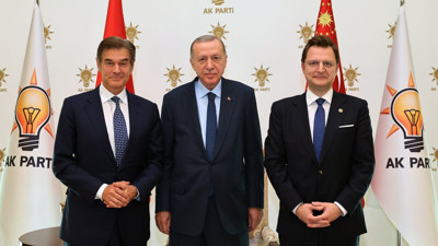 Erdoğan Türk kalp cerrahı Prof. Dr. Öz'ü kabul etti