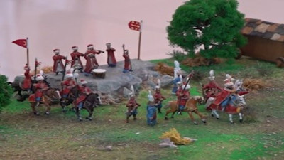 İstanbul'un fethini diorama çalışmasıyla canlandırdı