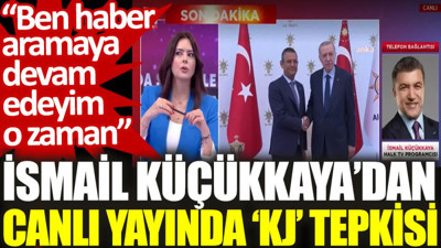 İsmail Küçükkaya'dan canlı yayınında 'KJ' tepkisi: Ben haber aramaya devam edeyim o zaman
