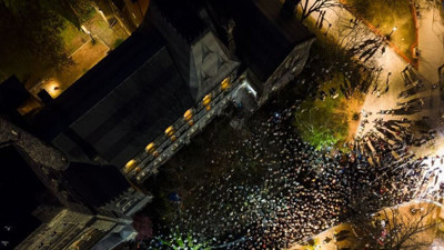 Toronto Üniversitesi öğrencilerinden İsrail protestosu