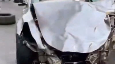 Havada takla atan araçta kimse ölmedi