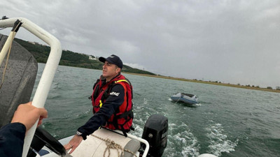 Sapanca Gölü'nde mahsur kalanlar kurtarıldı