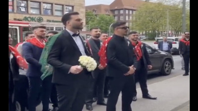 Almanya'da Türkler gelin alma geleneğiyle şaşırttı