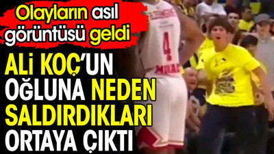 Ali Koç'un oğluna neden saldırdıkları ortaya çıktı. Olayların asıl görüntüleri geldi