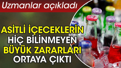 Asitli içeceklerin hiç bilinmeyen büyük zararları ortaya çıktı! Uzmanlar açıkladı