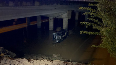 Kontrolden çıkan otomobil Kızılırmak’a uçtu: 3 yaralı