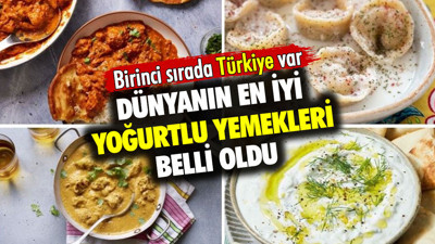 Dünyanın en iyi yoğurtlu yemekleri belli oldu