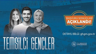‘Temsilci genç’ başvuru sonuçları açıklandı