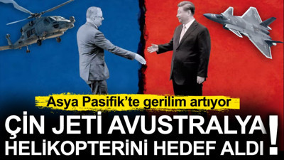 Çin jeti Avustralya helikopterini hedef aldı. Asya Pasifik'te gerilim artıyor