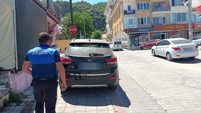 Zabıta ekiplerinden trafik denetimi