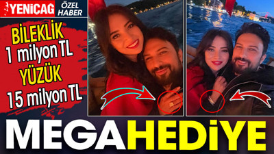 Tarkan'ın karısı gözümüze soktu. Bileklik 1 milyon TL yüzük 15 milyon TL! Megahediye