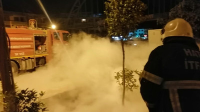 Samandağ'da yangın (08 Mayıs 2024)