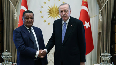 Erdoğan eski Etiyopya Cumhurbaşkanı Wirtu'yu kabul etti