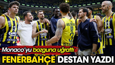 Fenerbahçe destan yazdı Monaco'yu bozguna uğrattı