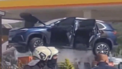 Gaziantep'te Togg T10X şarj olurken alev aldı