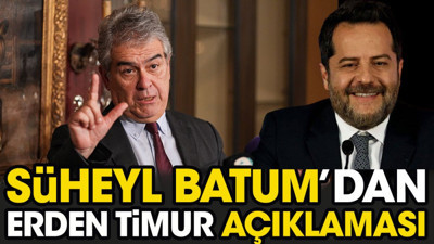 Süheyl Batum 'Biz akıllı Galatasaraylılarız' diyerek Erden Timur'a açık çağrı yaptı
