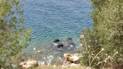 ATV uçurumdan denize düştü