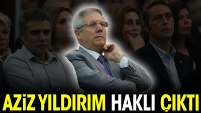 Aziz Yıldırım haklı çıktı (12 Mayıs 2024)