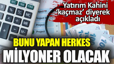 Bunu yapan herkes milyoner olacak. Yatırım kahini para basan 4 fonu açıkladı