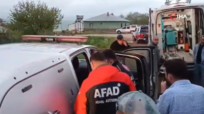 Mantar toplarken ayağı burkulan yaşlı kadının yardımına AFAD yetişti