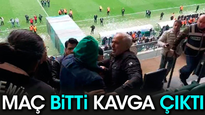Maç bitti kavga başladı