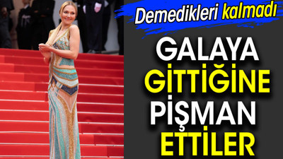 Meryem Uzerli kırmızı halıda sınıfta kaldı