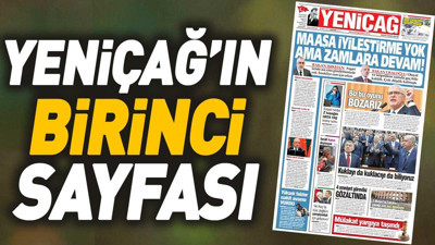 Yeniçağ Gazetesi'nin 1. sayfası (16 Mayıs 2024)